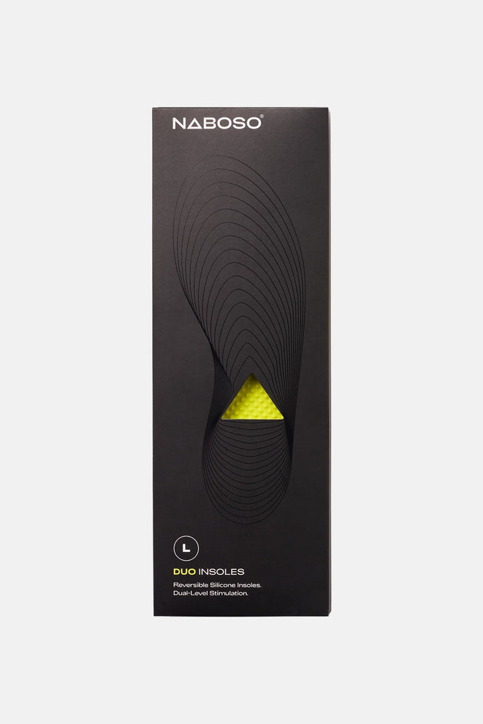 NABOSO ナボソDUO INSOLES Lサイズ リバーシブルインソール Dual Sided, Reversible Textured Insoles to Improve Foot Strength